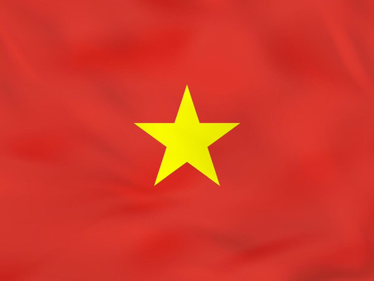 Vietnam waving flag. Vietnam national flag background texture. vector