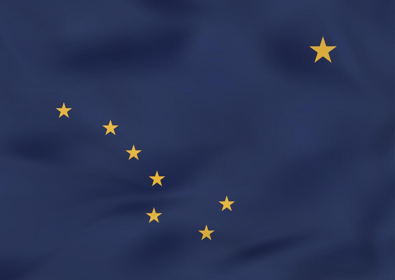 Alaska waving flag. Alaska state flag background texture. vector