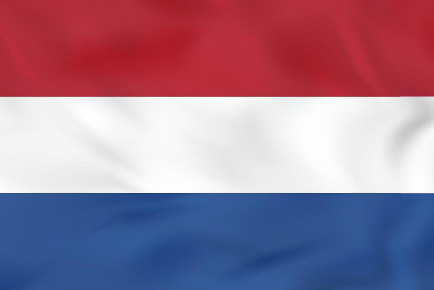 Netherlands waving flag. Netherlands national flag background texture. vector