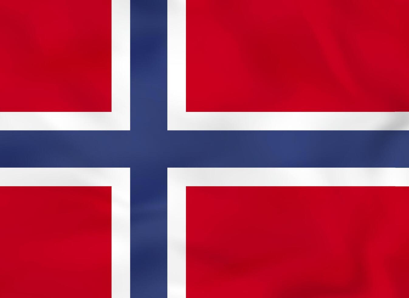 Norway waving flag. Norway national flag background texture. vector