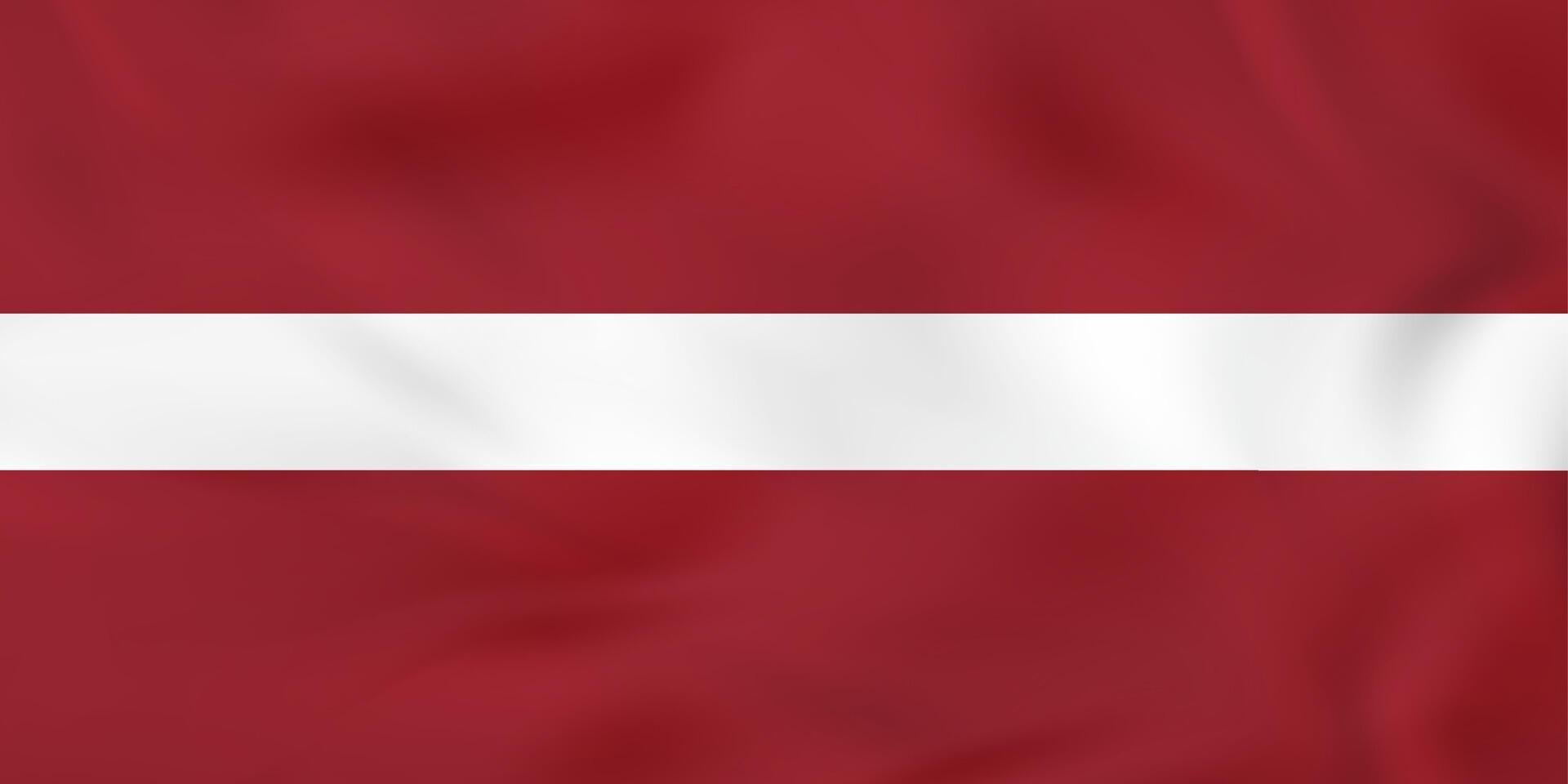 Latvia waving flag. Latvia national flag background texture. vector