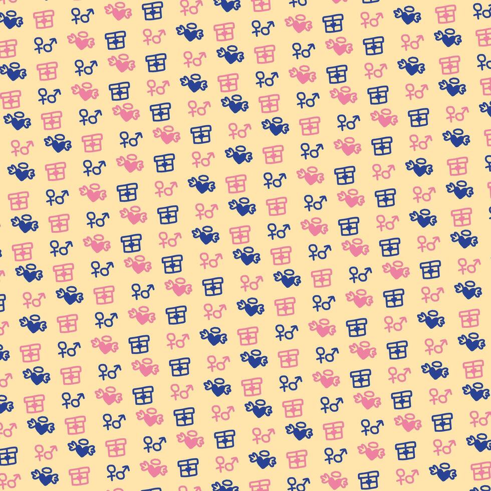 Love Pattern Design vector