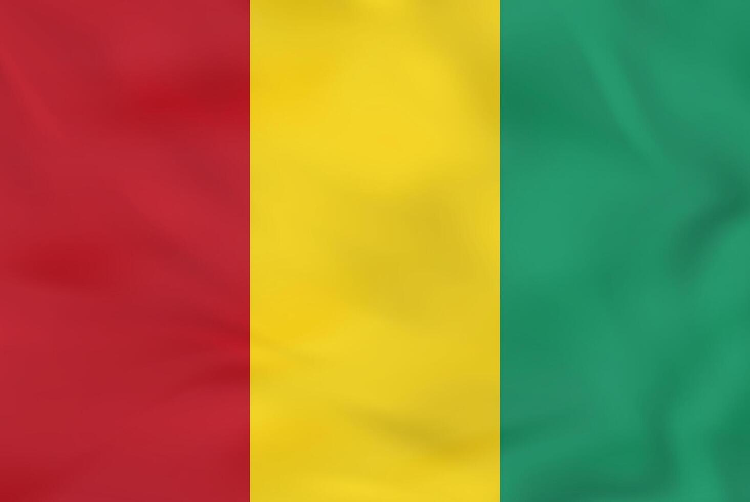 Guinea waving flag. Guinea national flag background texture. vector