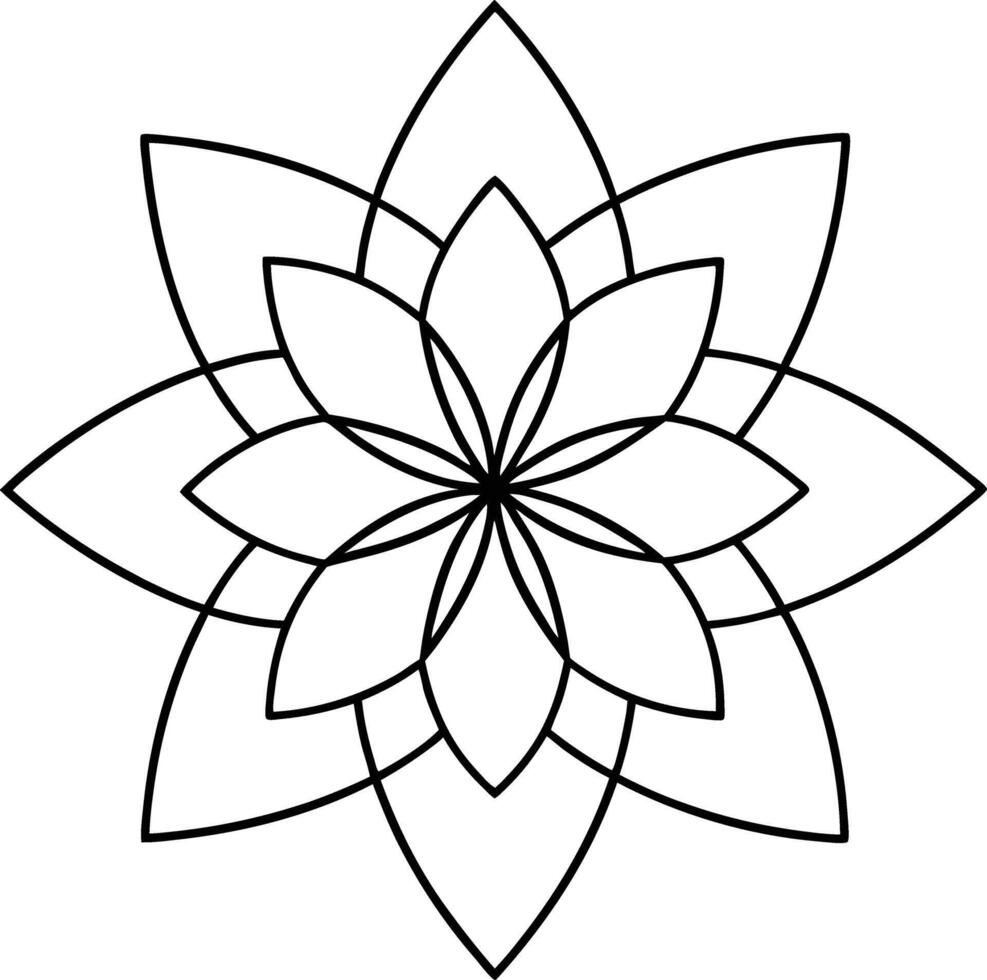 A floral coloring book that will brighten any child's day vector