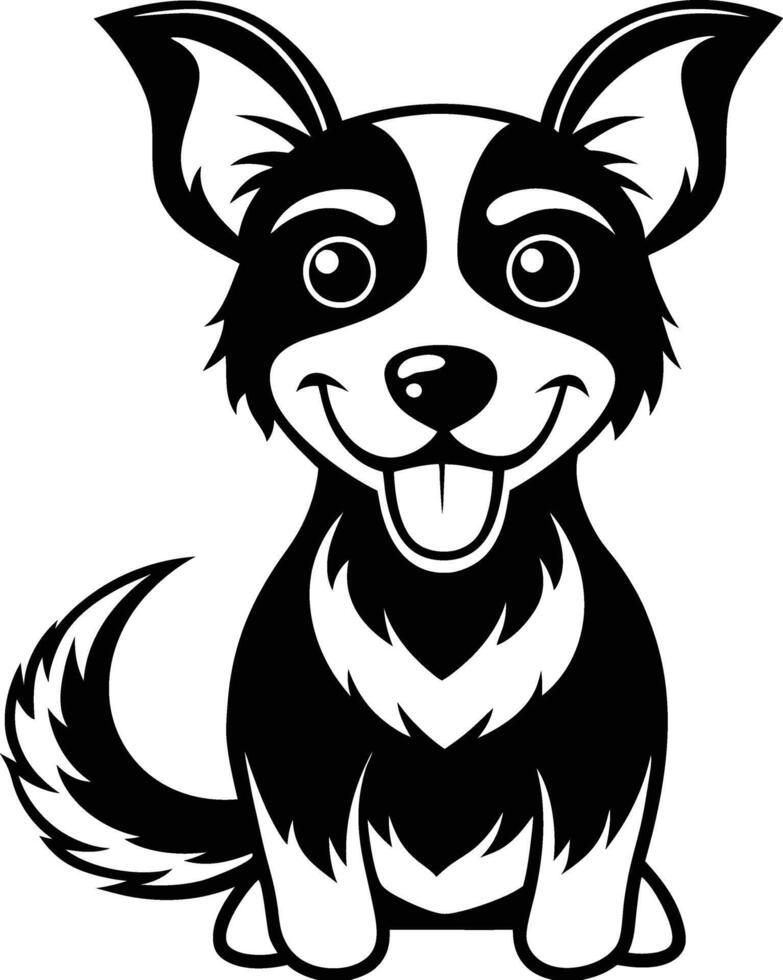 Cute dog graphic illustration ideal for decorating kids rooms and nurseries vector
