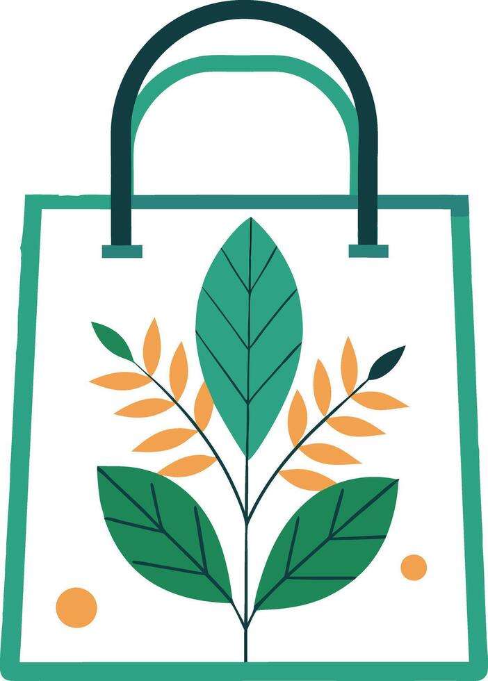 Eco friendly illustration solutions for sustainable design vector