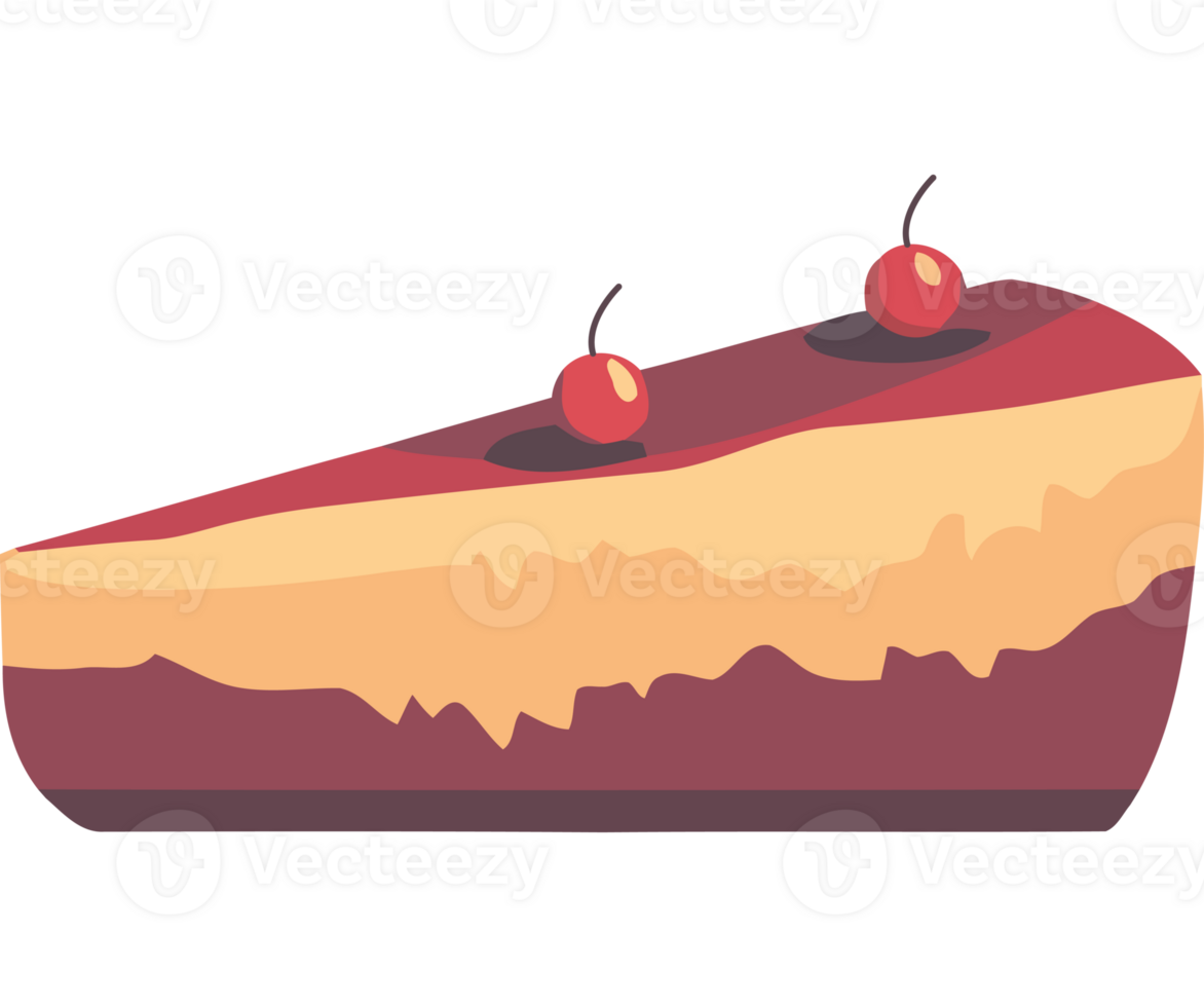 Cake icon with cherries on top png