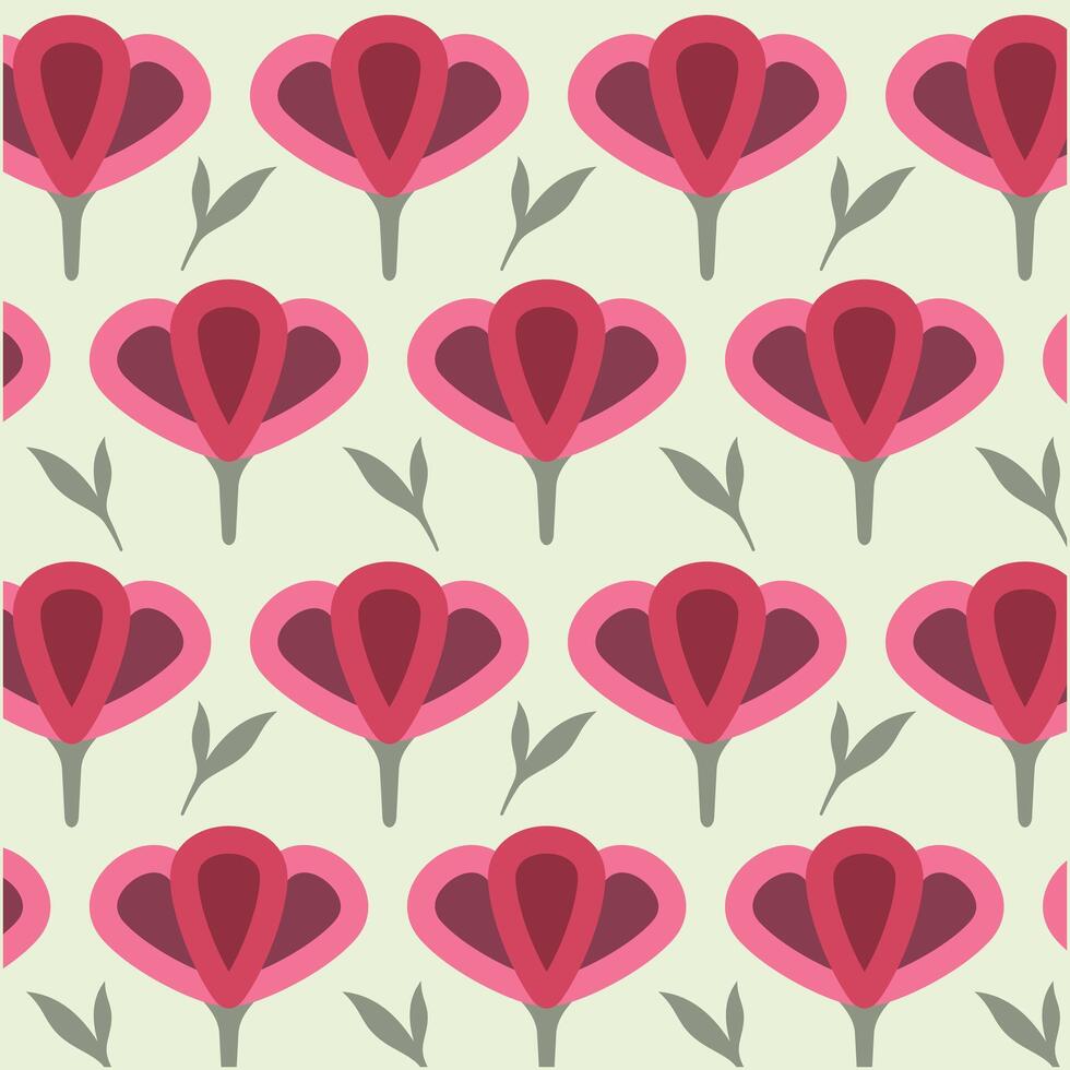 Flower Nature Pattern Background design illustration design template, suitable for your wallpaper, background, and etc vector