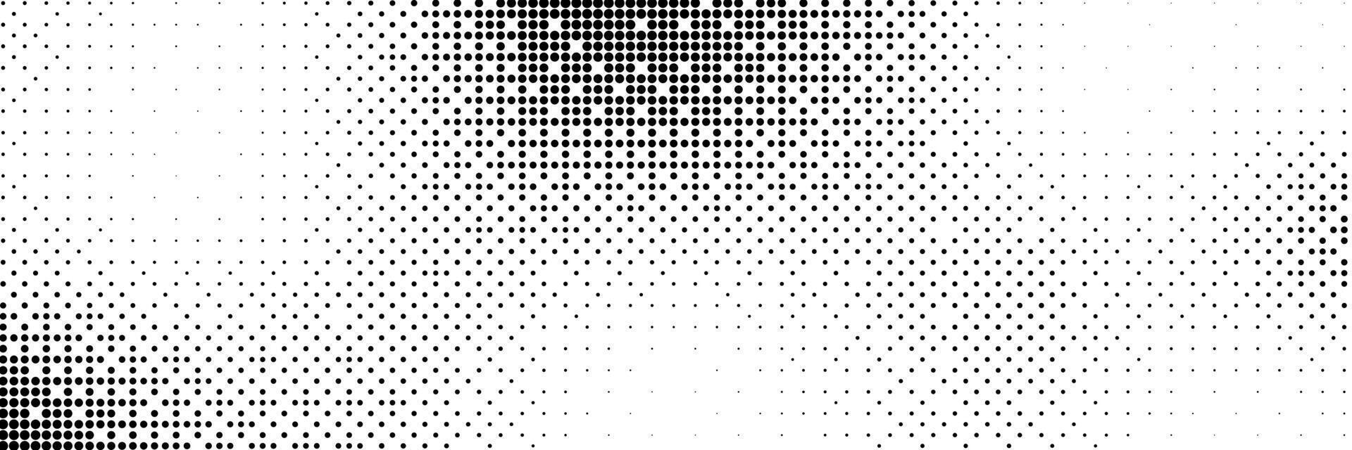Grunge halftone pixelated background. Faded noise texture pattern vector