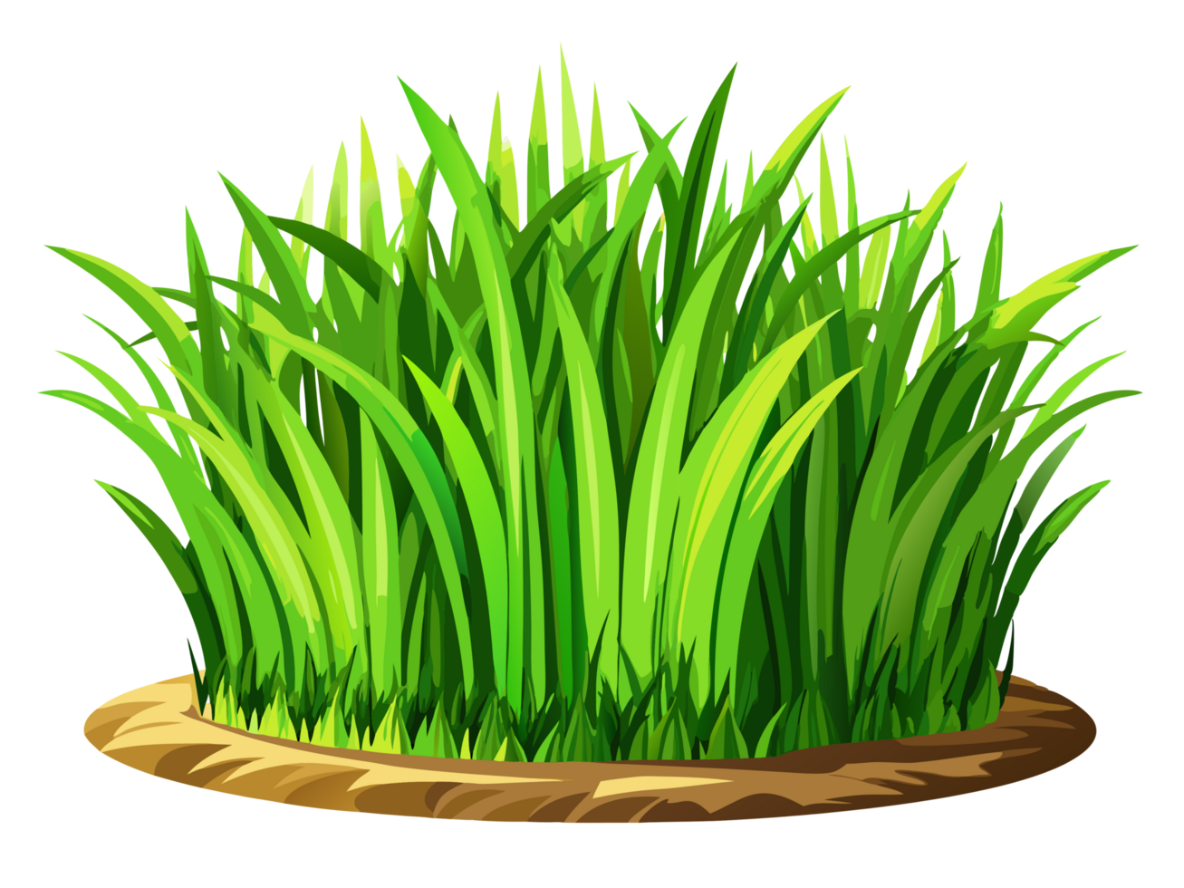 Serene Green Grass Field Artwork png