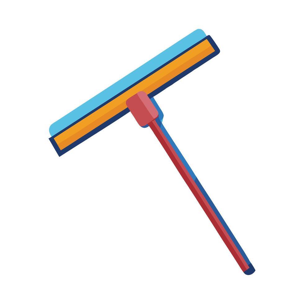 rubber glass window cleaner illustration vector