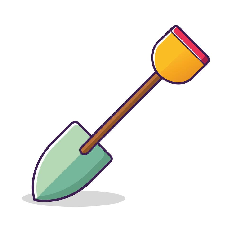 cake shovel illustration vector