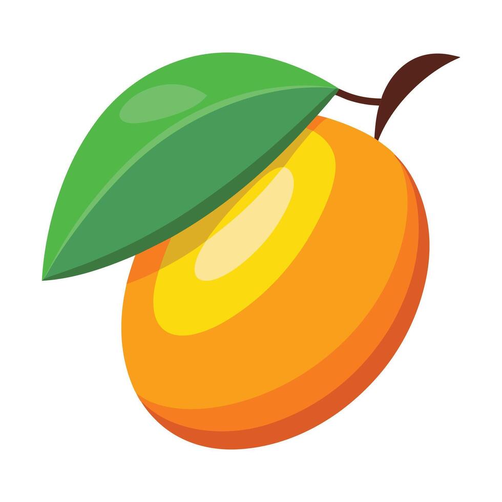sweet mango illustration vector