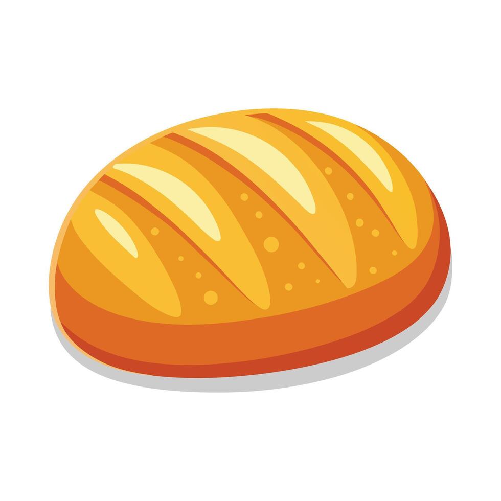 sourdough bread illustration vector