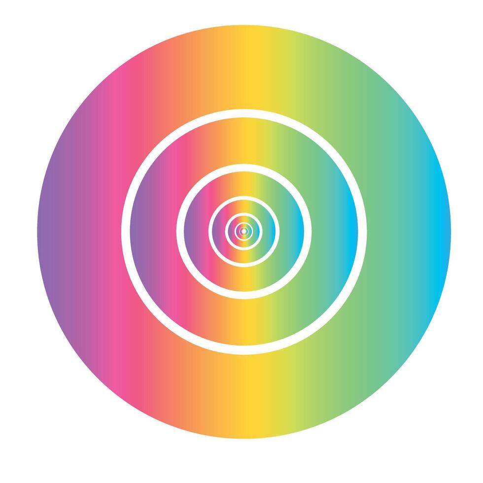 color wheels with chromatic effect Illustration vector