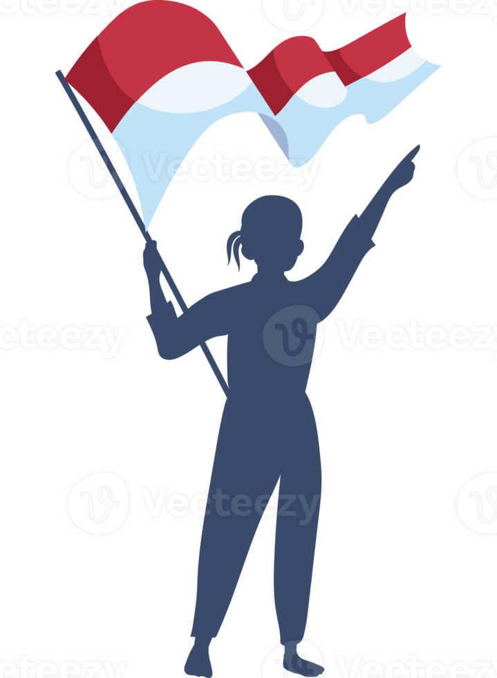 Indonesia flag illustration png