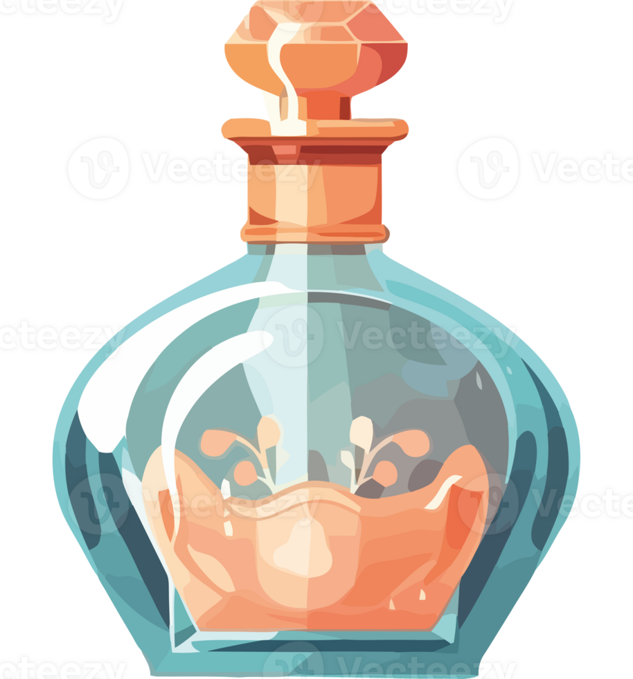 A bottle with a crown on top png