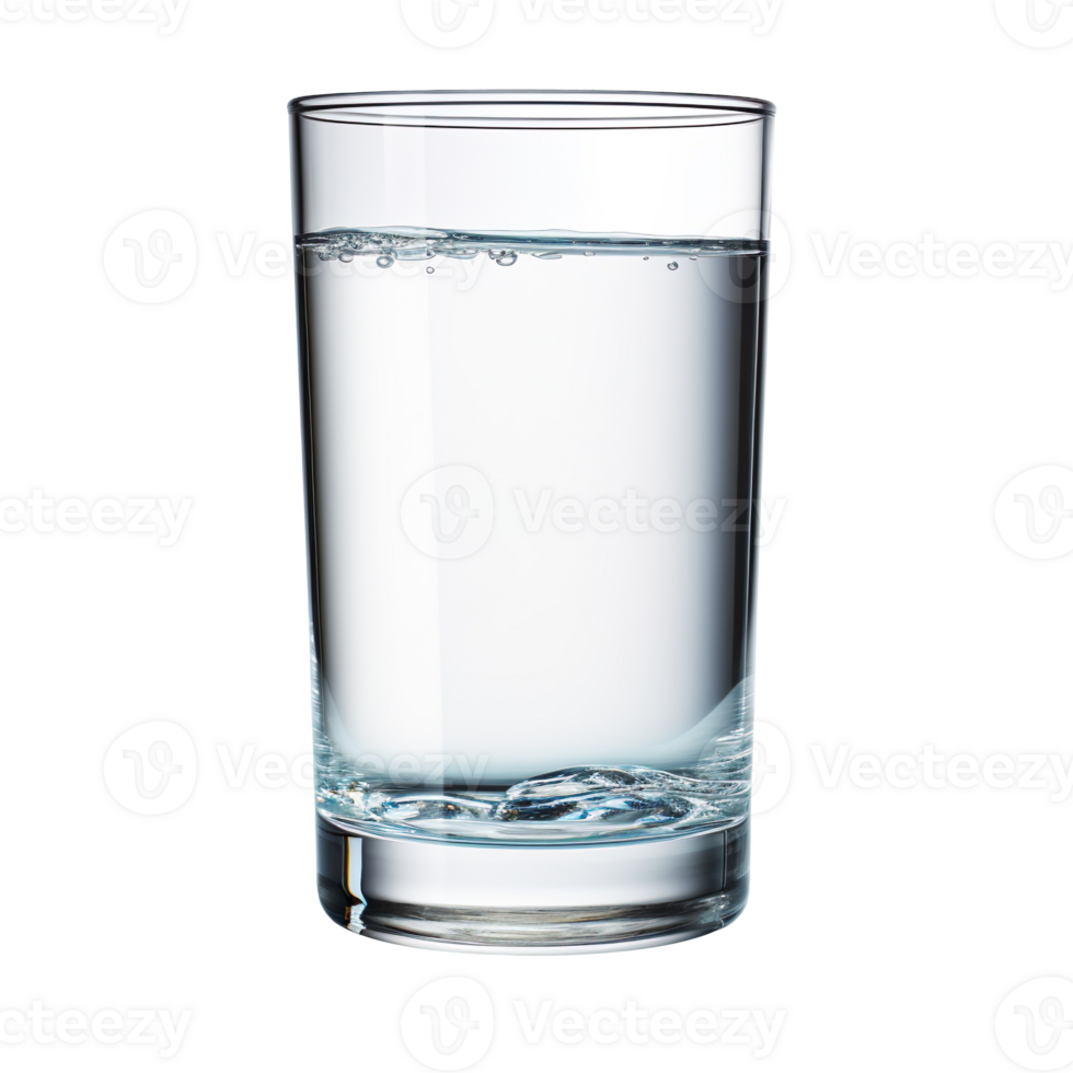 A Glass of water isolated on transparent background png