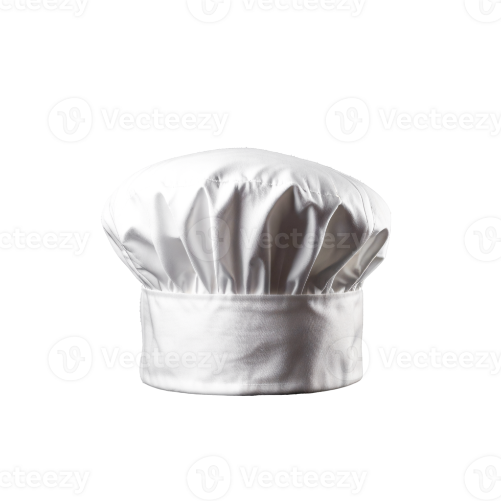 Chef hat isolated on transparent background for cut out png