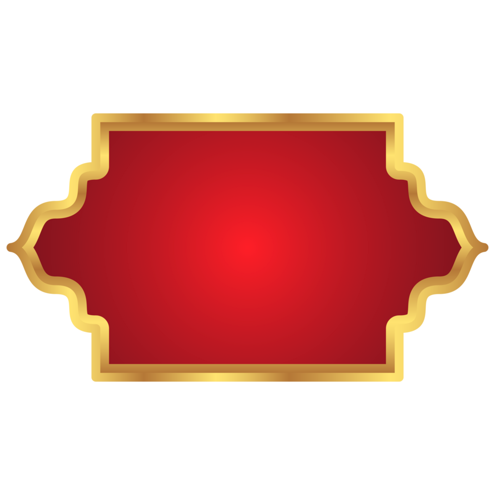 Banner shape text box islamic frame pattern ramadan clipart png