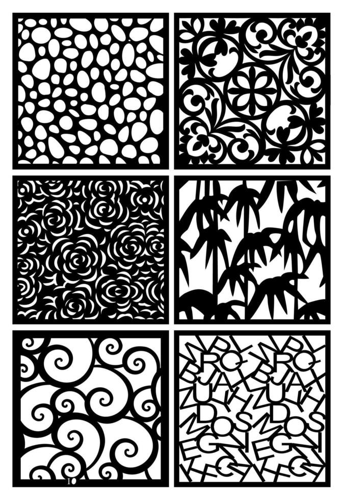 a series of black and white images with the words calligraphy on them. vector