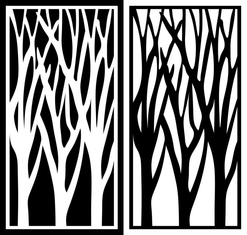 a black and white image of trees with the words trees on them. vector