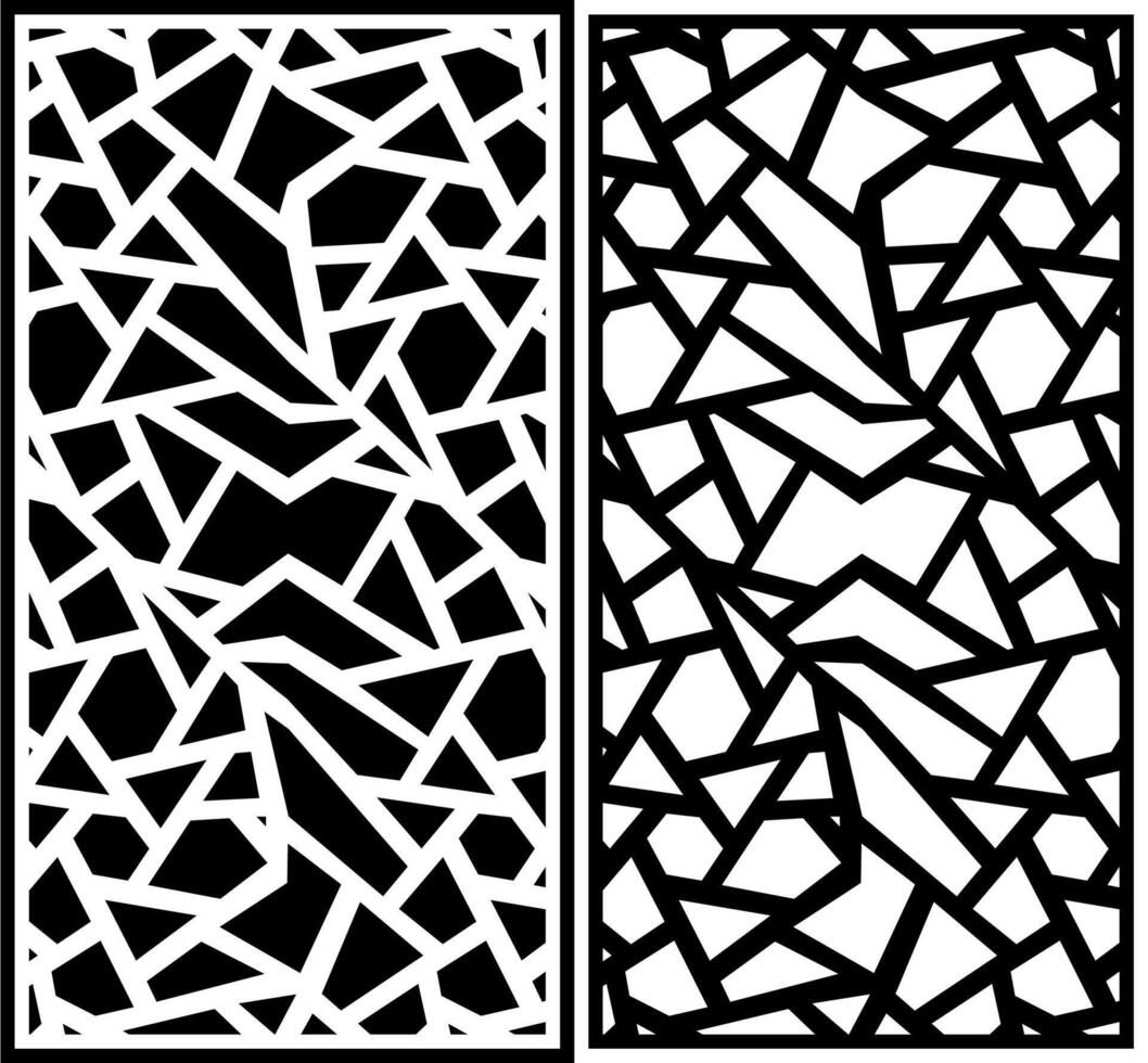 laser cutting natural stone motif composed vector