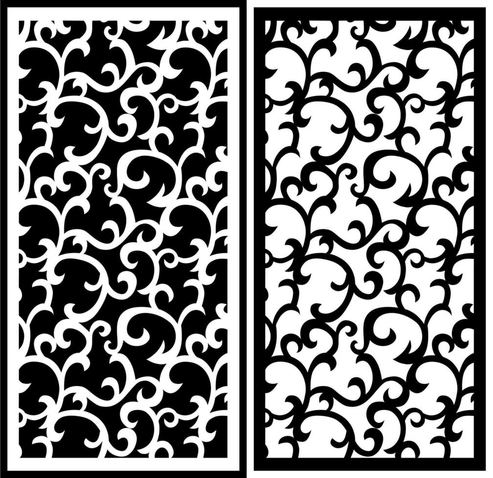 a series of black and white frames with the words l on them. vector