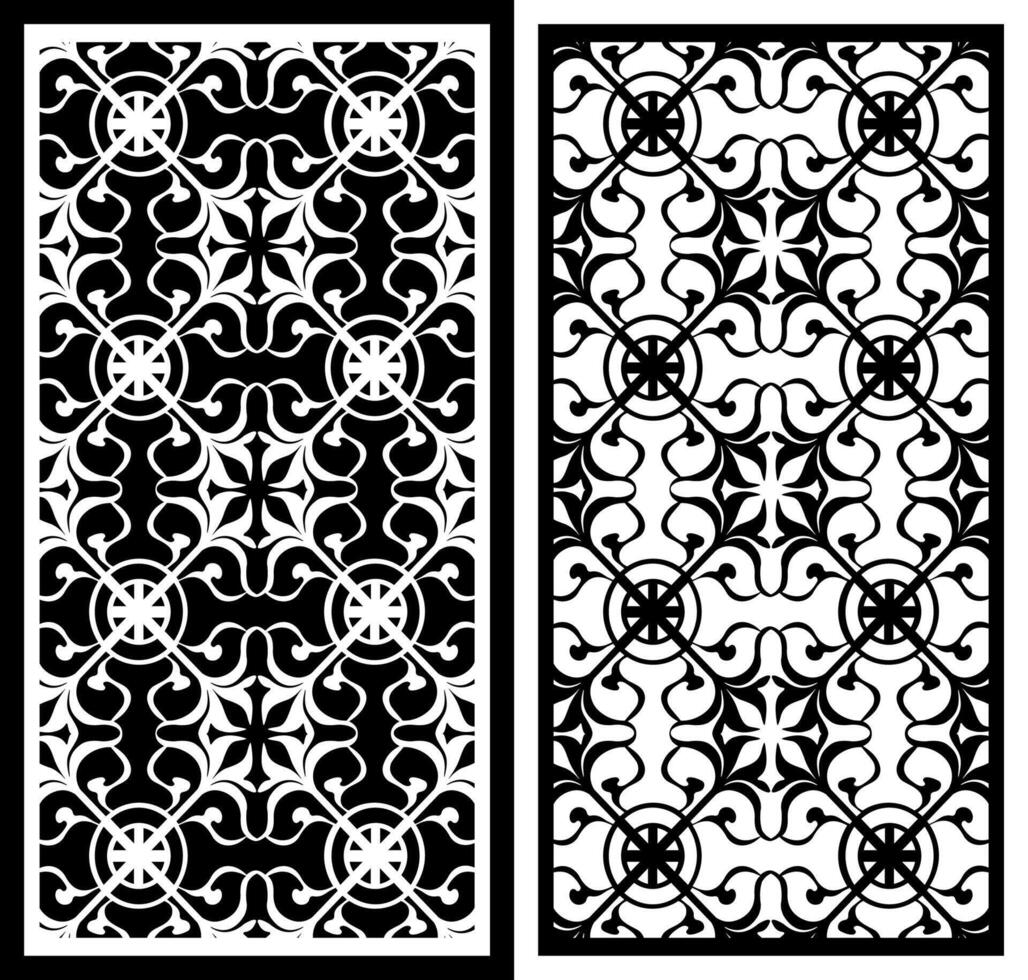 a set of black and white geometric designs. vector