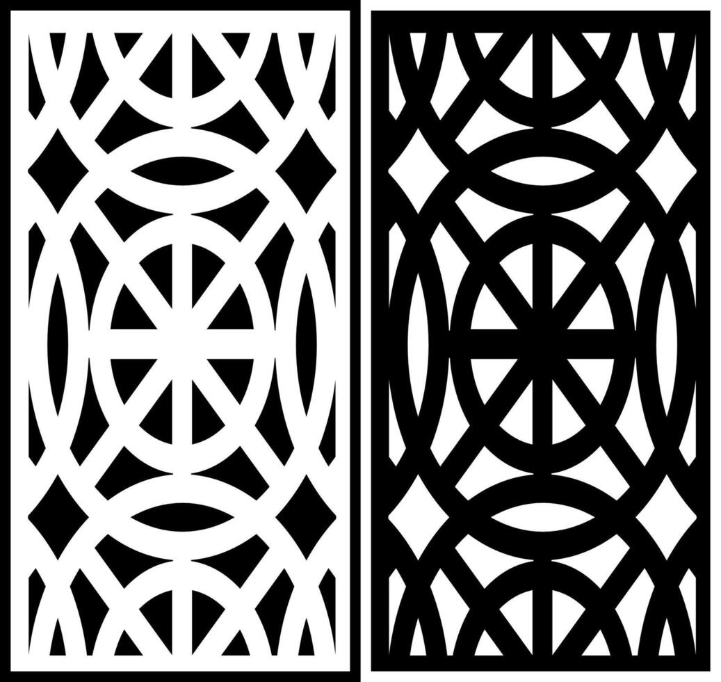 a black and white abstract design with a white pattern. vector