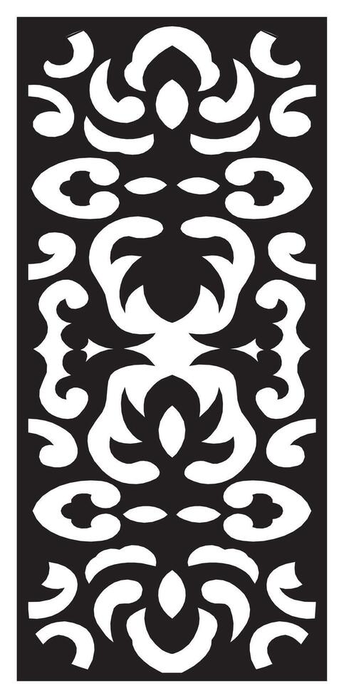 a black and white rug with a pattern of circles. vector