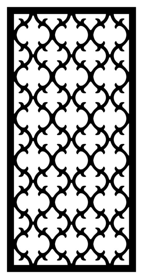 a black and white rug with a pattern of circles and a design. vector