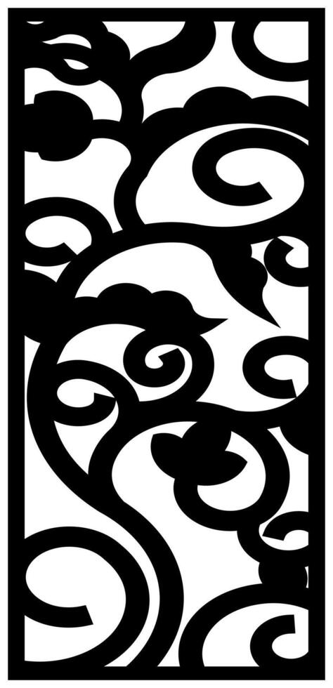 a black and white picture of a design with a design in the middle. vector