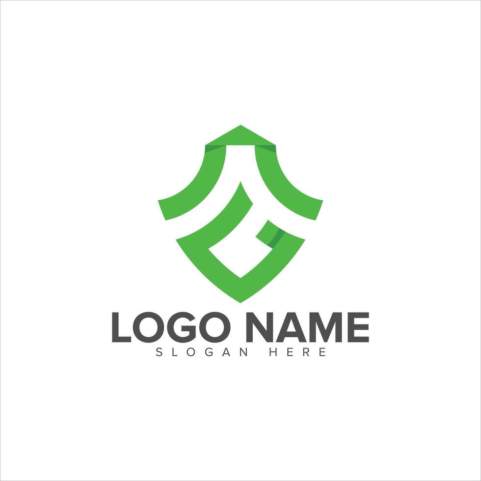 Simple creative letter logo for a modern company vector