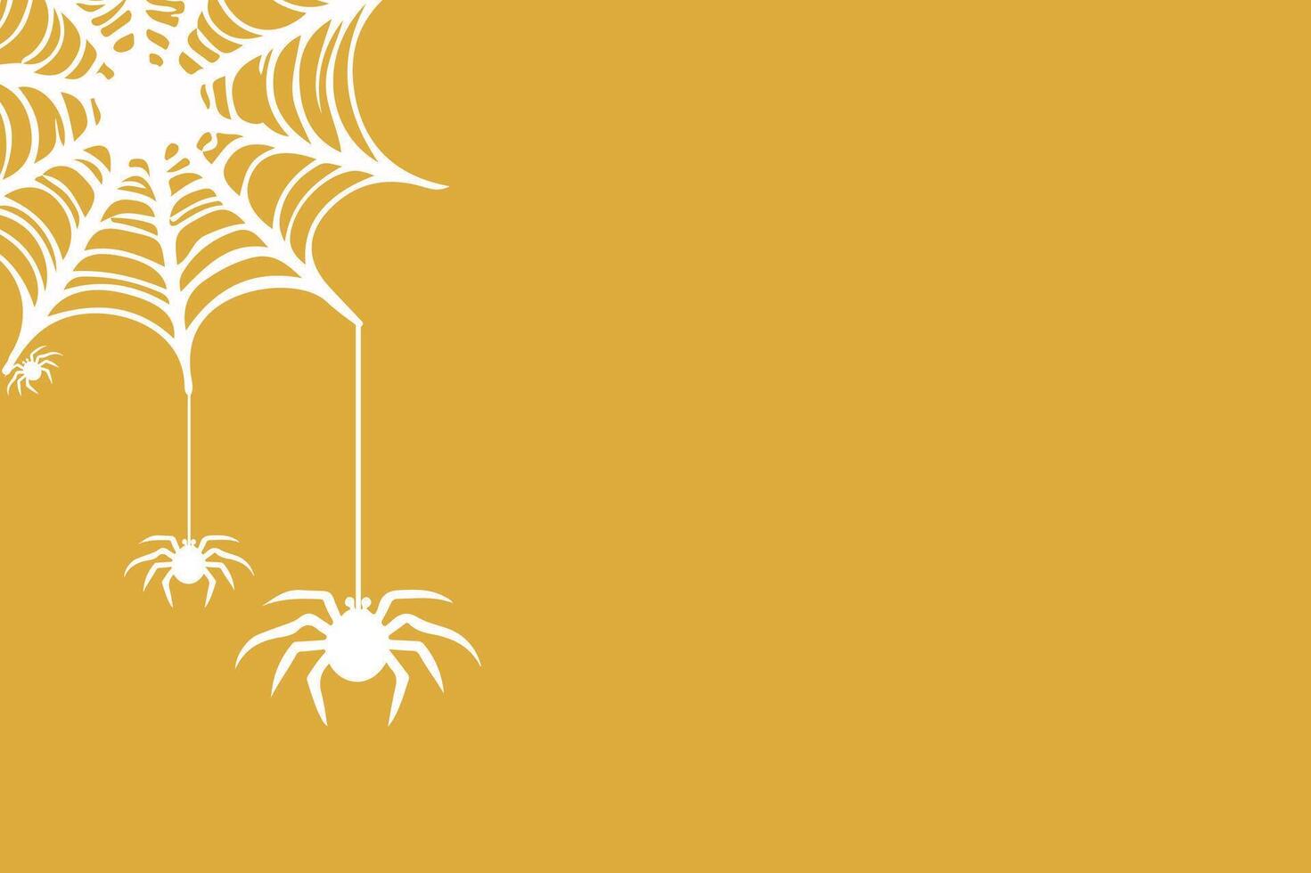 Halloween party invitation background with elements. vector