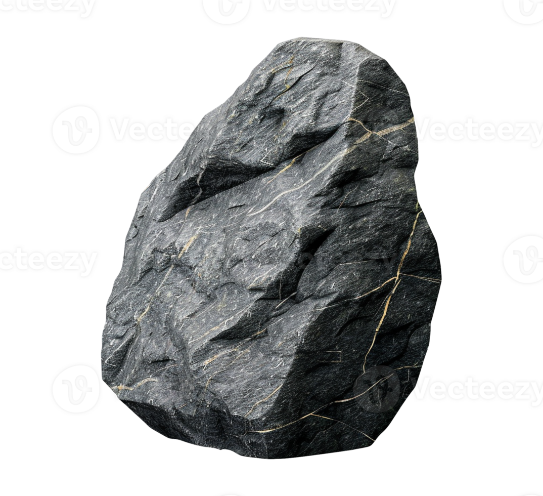stone rock isolated on transparent background png