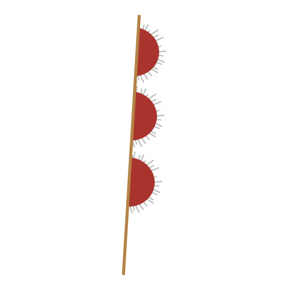 Unique flag Indonesian independence Day png