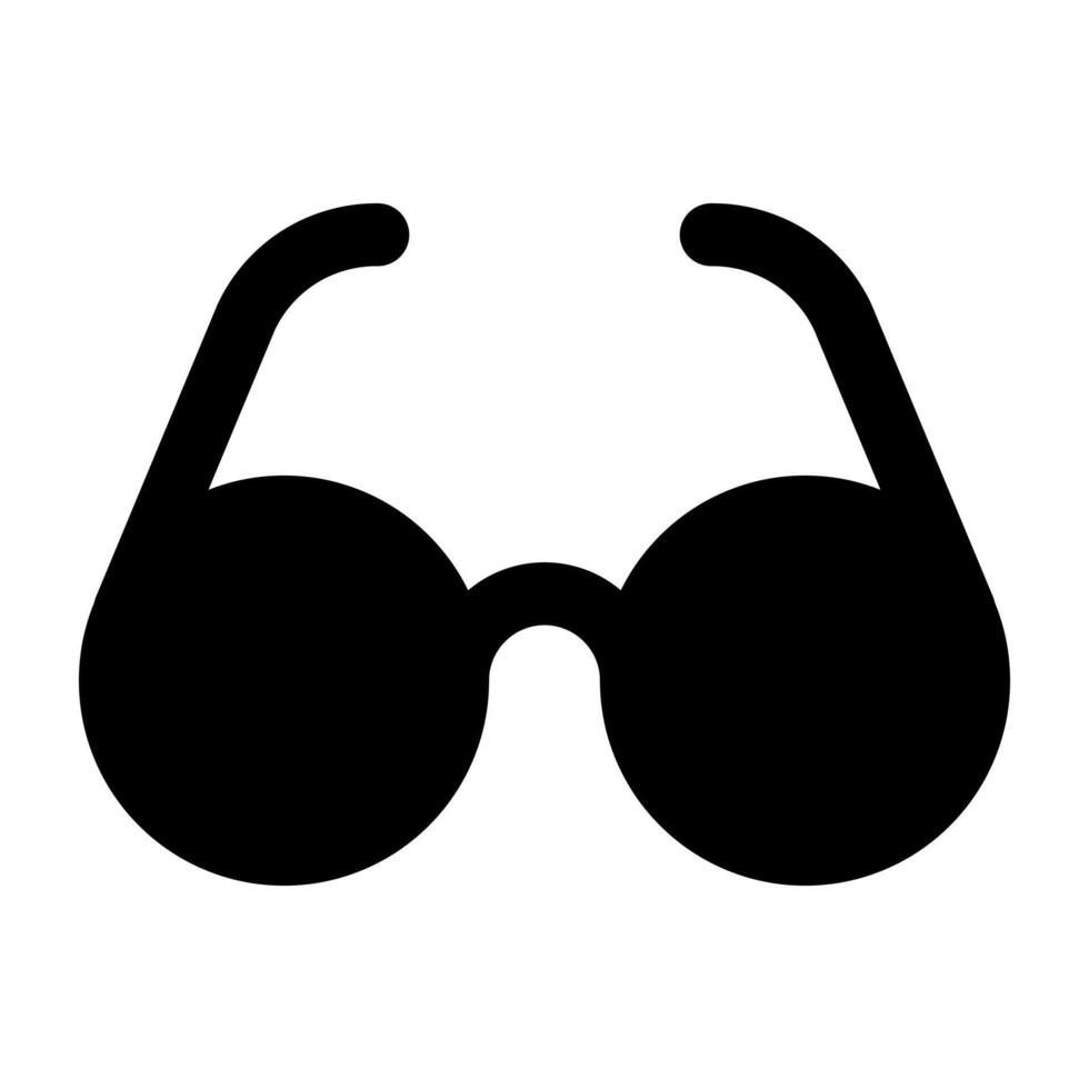 Sunglasses icon, simple design vector
