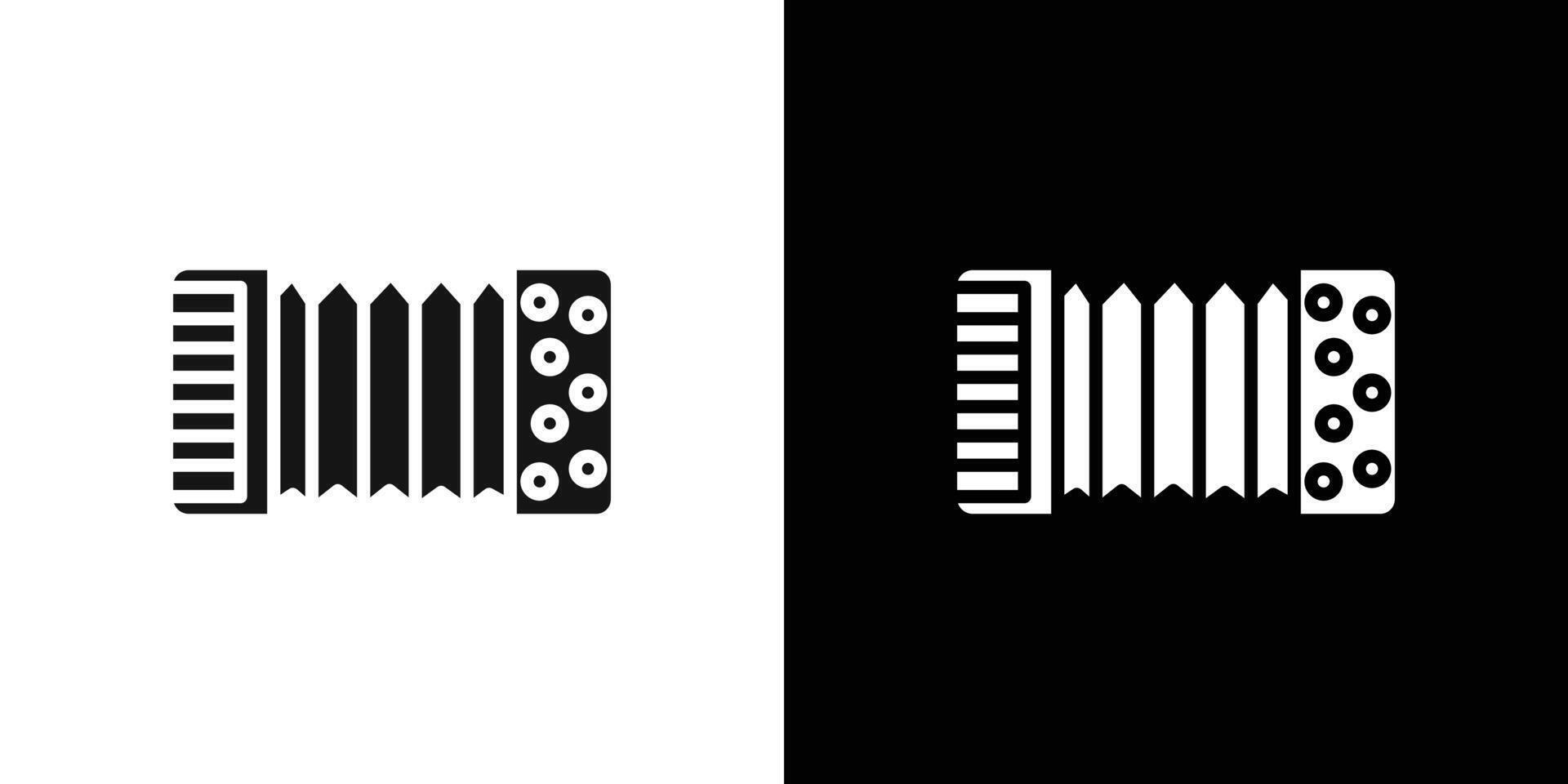 accordion icon Flat fill set collection vector