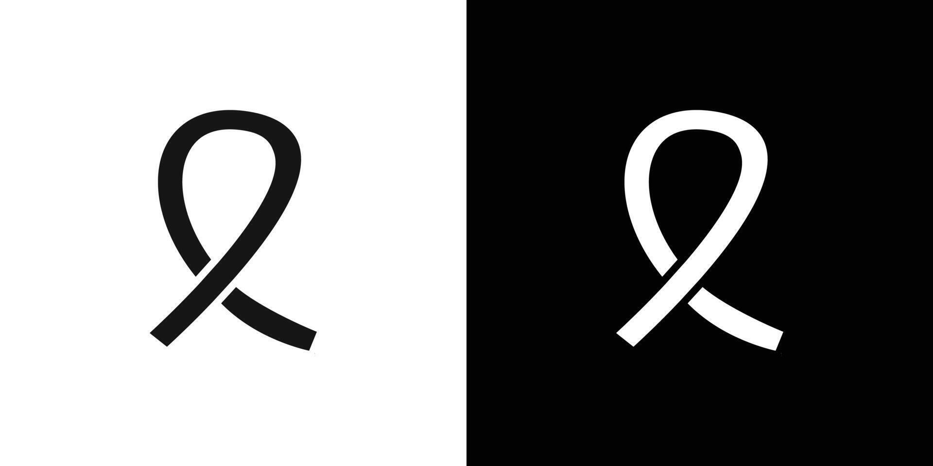 Awareness ribbon icon Flat fill set collection vector