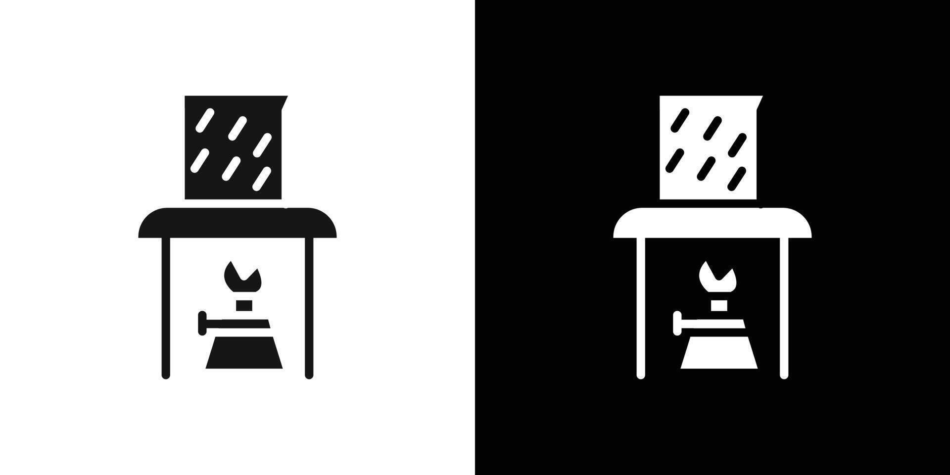 burner boiling chemical icon Flat fill set collection vector