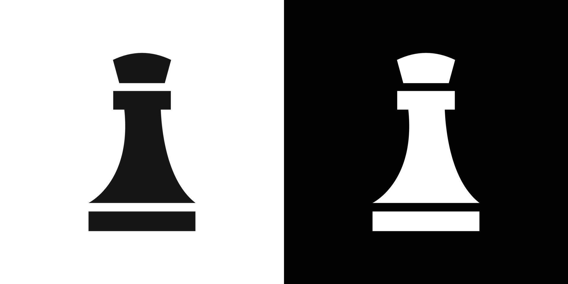 Chess king icon Flat fill set collection vector