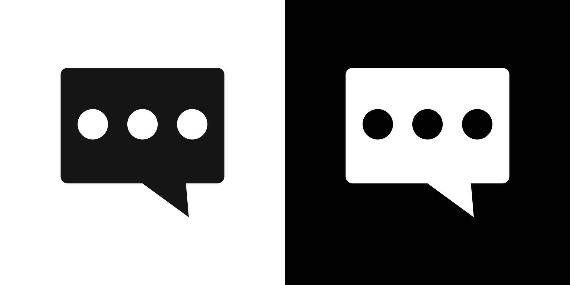 Comment icon Flat fill set collection vector