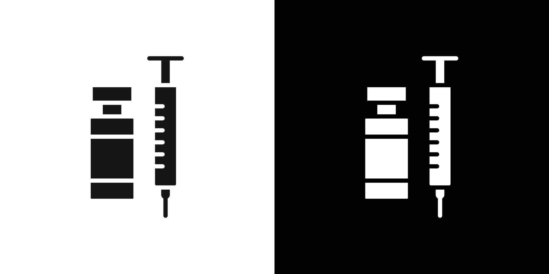 Covid 19 vaccine icon Flat fill set collection vector