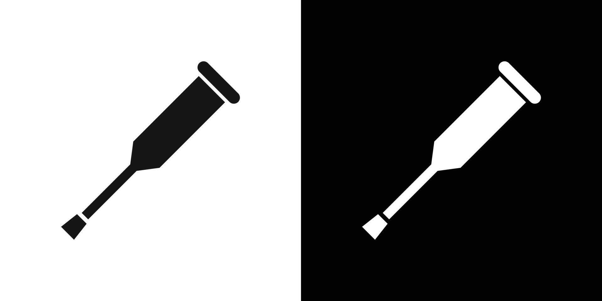 crutches icon Flat fill set collection vector