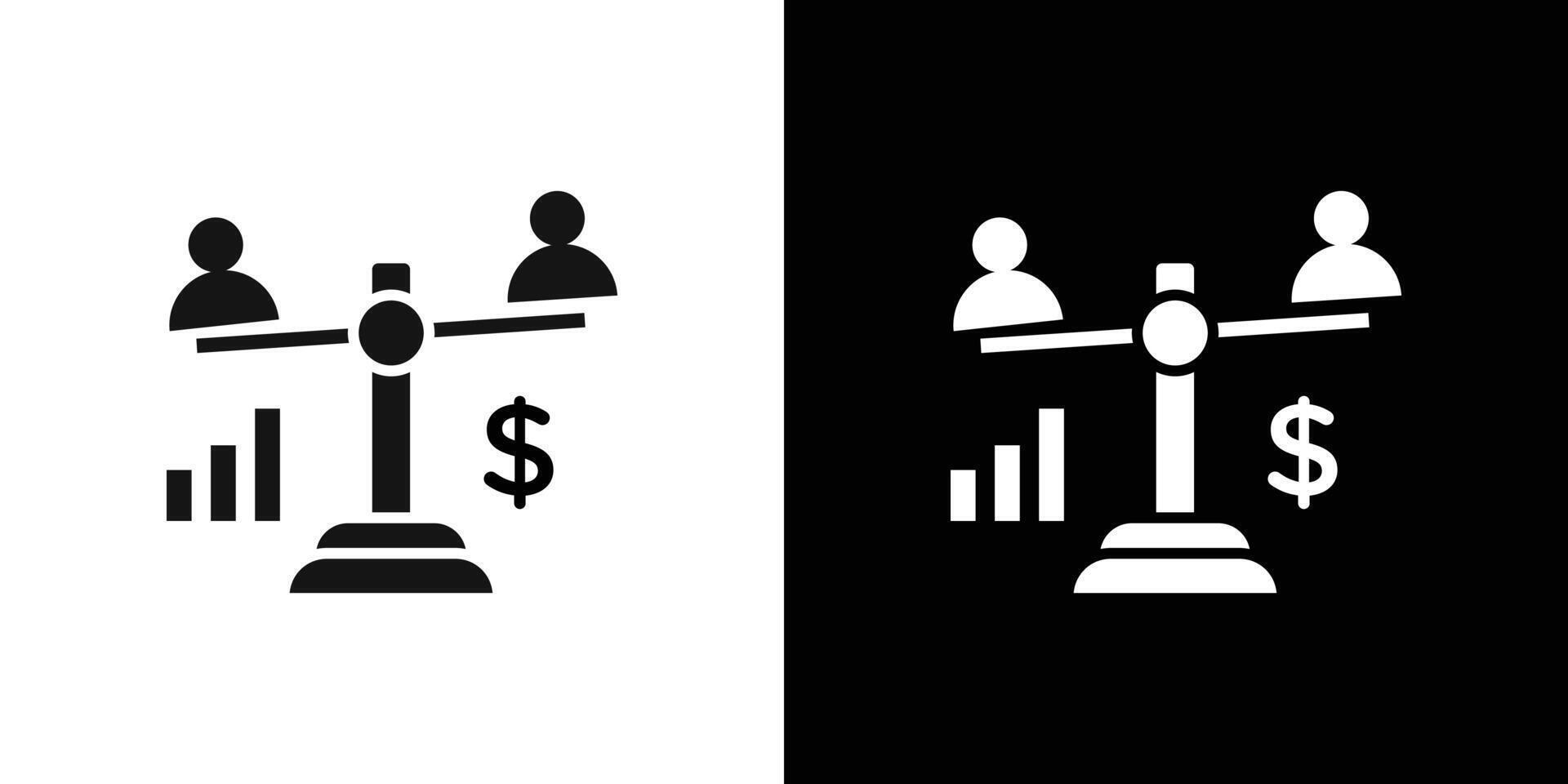 Debt holders icon Flat fill set collection vector