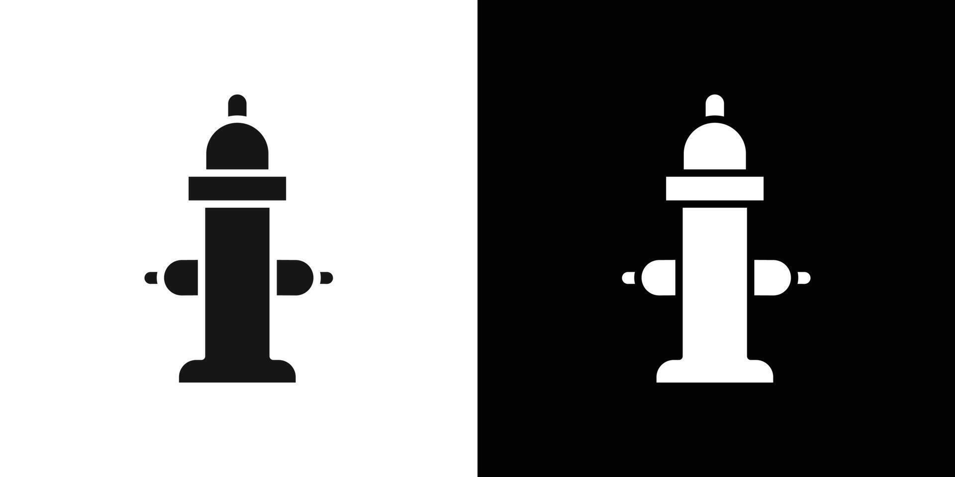 Fire hydrant icon Flat fill set collection vector