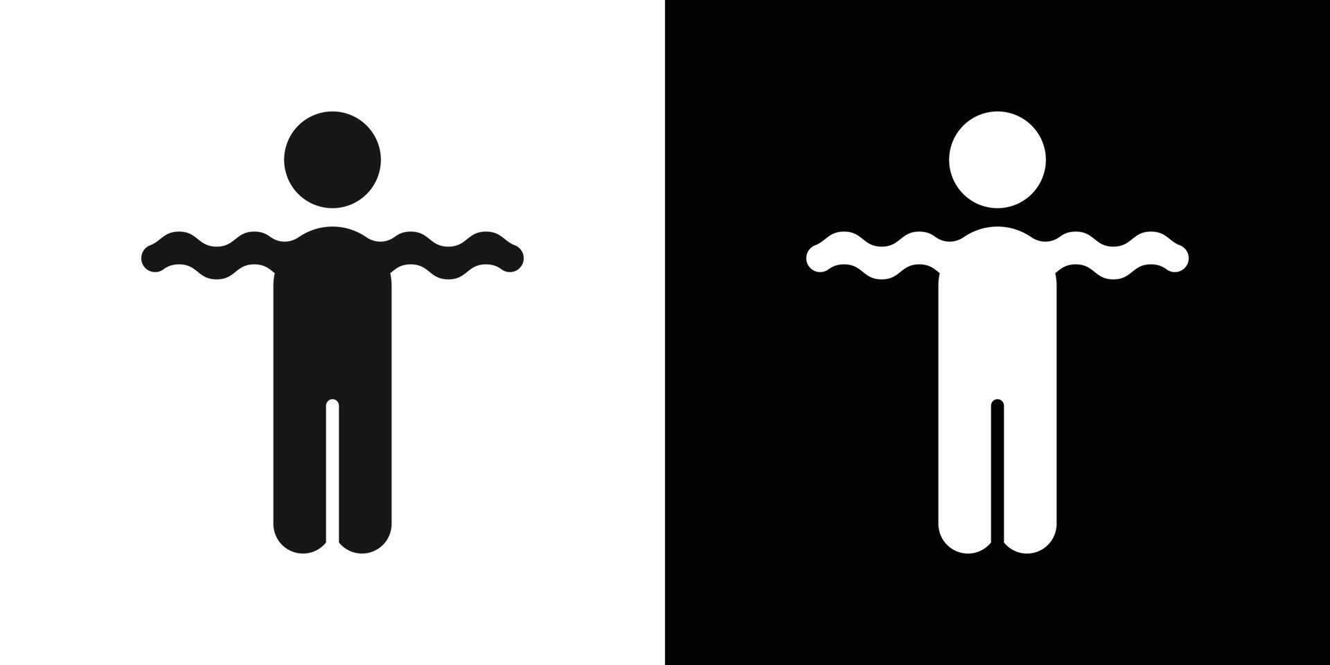 Flexibility icon Flat fill set collection vector