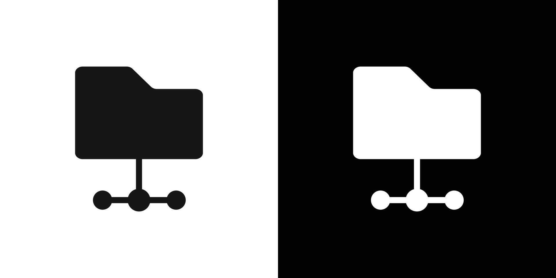 FTP navigate up icon Flat fill set collection vector