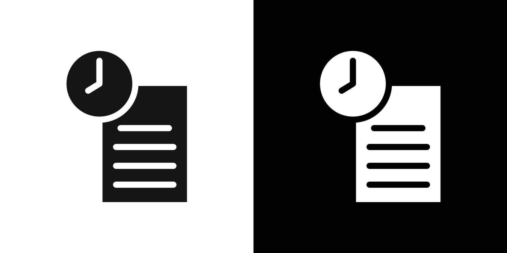 history icon Flat fill set collection vector
